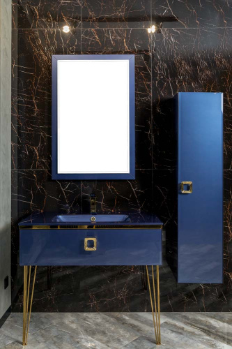 Консоль под раковину Armadi Art Lucido 770-100-BL 104х55х30 подвесная цвет синий