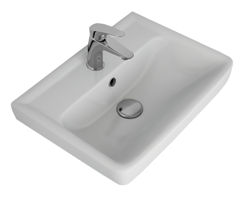 Раковина мебельная керамическая Dreja Mini-СК 50 641594 50х38 накладная цвет белый