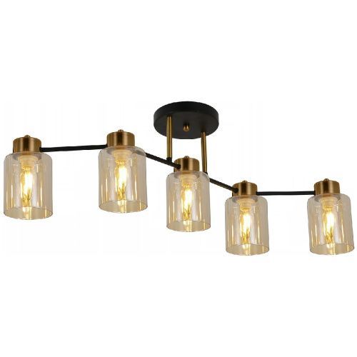 Люстра потолочная Illumico IL6111-5COU-79 BK GD Qui