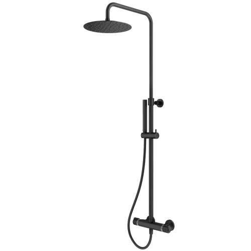 Душевая стойка Plumberia Selection IXO XO6302NO настенный цвет черный матовый Душевая стойка Plumberia Selection IXO XO6302NO настенный цвет черный матовый