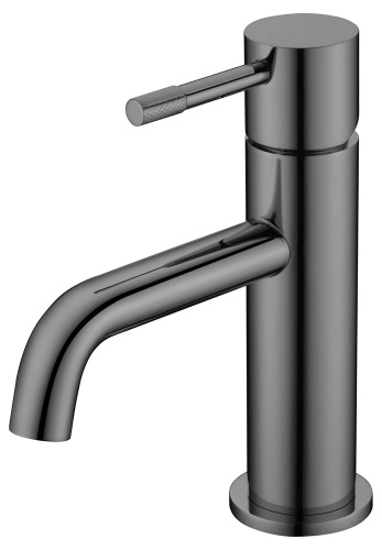 Смеситель Boheme Uno 461-SGM на раковину графит глянцевый