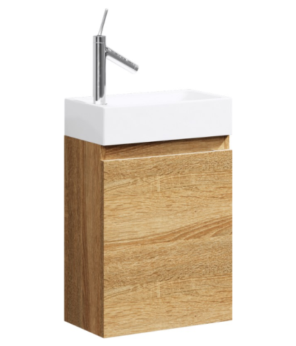 Тумба под раковину Aqwella Y Ln-MP.01.04/DS 40х22х50 подвесная цвет коричневый