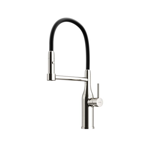 Смеситель для кухни Sancos Pride SC4011BNG на мойку нержавеющая сталь/черный