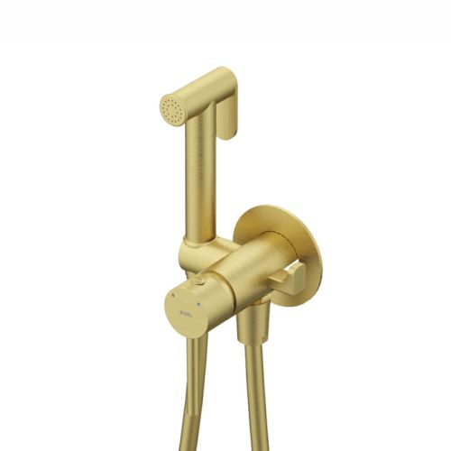 Гигиенический душ со смесителем IDDIS Axes 005MGR0i08 золото матовое