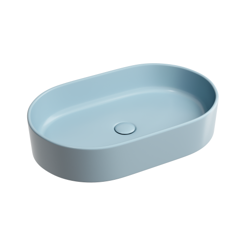 Раковина Ceramica Nova ELEMENT 61 см CN6048ML накладная цвет голубой матовый