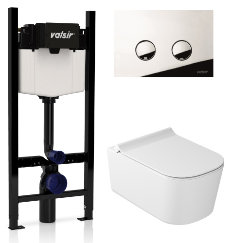 Комплект унитаз с инсталляцией Valsir KIT VSCR 5486 Slim P4