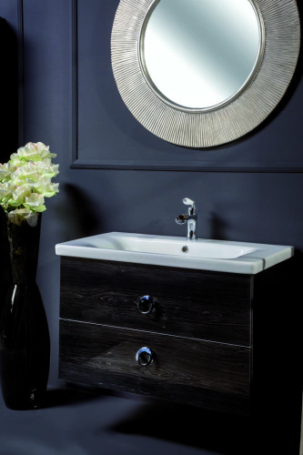 Тумба под раковину Armadi Art NeoArt 830-100-BW 101х44х50 подвесная цвет черный