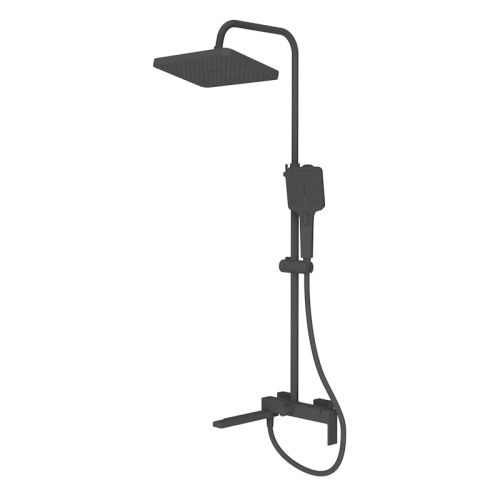 Душевая стойка Knotlor KN-23/BL настенная цвет черный