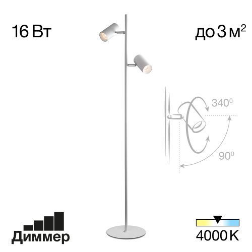 Торшер Citilux Twin (Твин) CL809010N