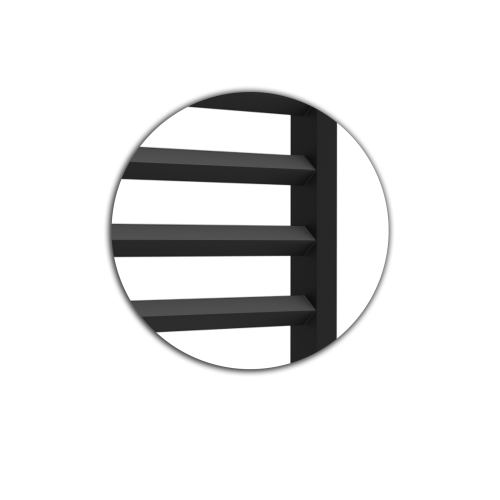 Полотенцесушитель Indigo Attic Romb LСLATCRE100-50BRRt 53х100 электрический черный муар