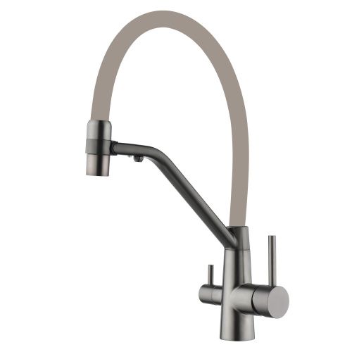 Смеситель для кухни Fmark FS1462-Q12 на мойку графит