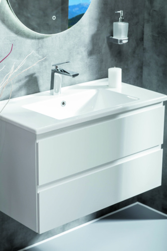 Тумба под раковину Armadi Art Capolda 849-085-W 82х45х48 подвесная цвет белый