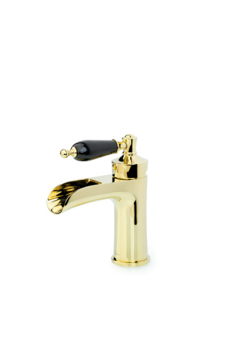 Смеситель Boheme Vogue 211-BLC на раковину золото