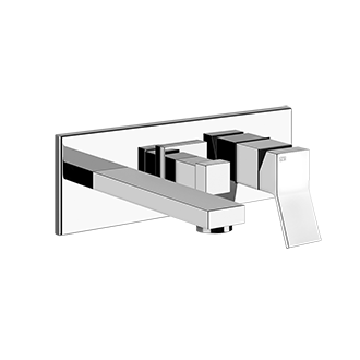 Смеситель Gessi Rettangolo K 53136/299 настенный встраиваемый черный матовый
