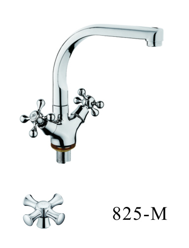 Смеситель для кухни D-Lin D153825-M на мойку хром