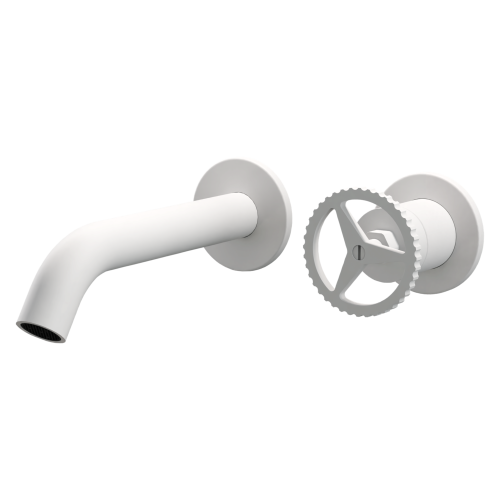 Смеситель для раковины Remer Chrono CH15PLBO встраиваемый в стену белый