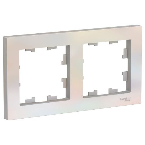 Рамка двухместная универсальная Systeme Electric AtlasDesign (АтласДесигн) ATN000402
