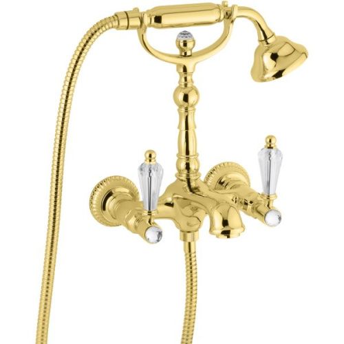 Смеситель Emmevi The One 98011LCSW/OR настенный золото