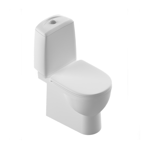 Унитаз-компакт Sanita Luxe Best WC.CC/Best/2-DM/WHT.G/S1 напольный с бачком
