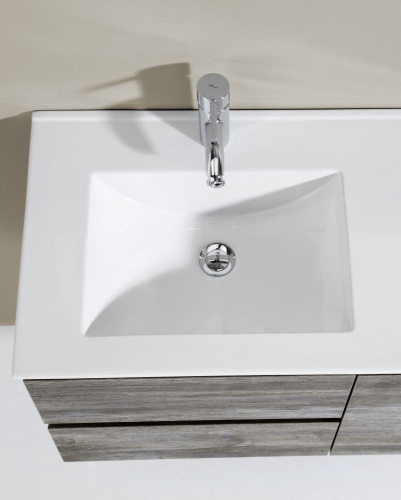 Раковина керамическая IBX Luxor PORC100N 100х46 накладная цвет белый 1 отверстие под смеситель