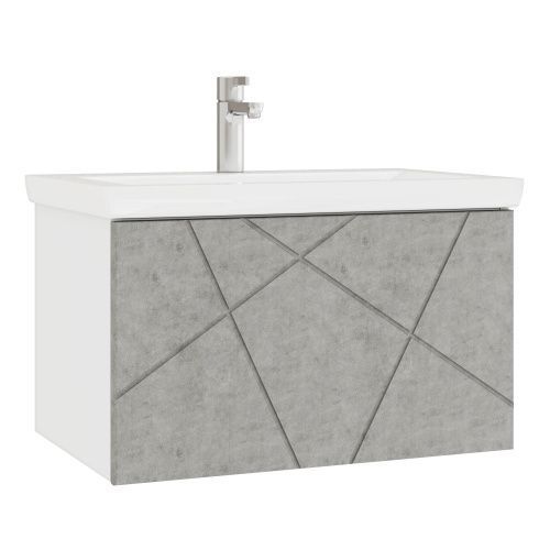 Тумба под раковину Vigo Geometry 034 бетон 66х44х40 подвесная