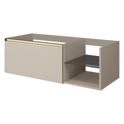 Тумба под раковину Armadi Art Quatro 790-M6-120-D-MG 120х50х40 подвесная цвет бежевый