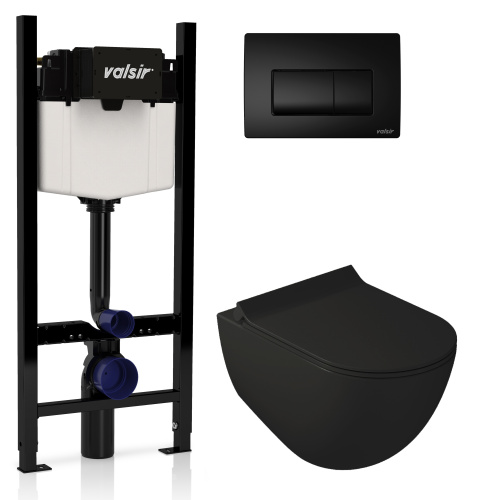 Комплект унитаз с инсталляцией Valsir KIT VSBM 7317NEMT Slim P1