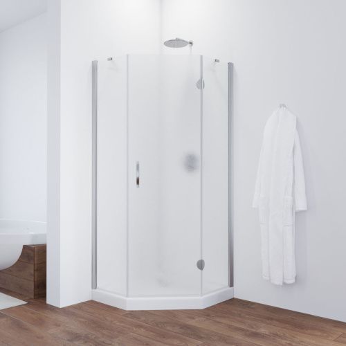 Душевой уголок Vegas-Glass AFA-Pen TUR+NOVO AFA-Pen TUR NOVO h1890 110 08 02 R 110х110 стекло рифленое профиль хром глянцевый без поддона