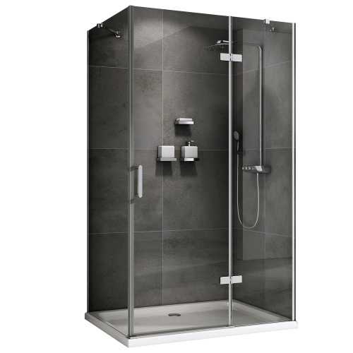 Душевой уголок Abber Zart AG08120-S91 90х120 стекло прозрачное профиль хром глянцевый