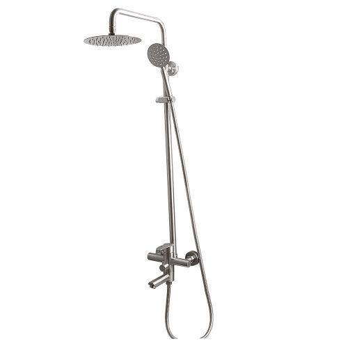 Душевая стойка Fashun A52401-1 настенная цвет сатин