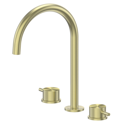 Смеситель Abber Wasser Kreis 316 AF8108BG-M на раковину брашированное золото