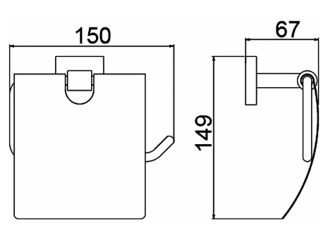 Бумагодержатель D-Lin D240222 - фото 2