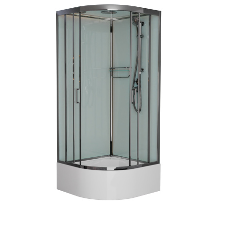 Душевая кабина Frank 185009 100х100 с крышей ориентация универсальная