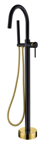 Смеситель Boheme Uno 469-BG напольный золото