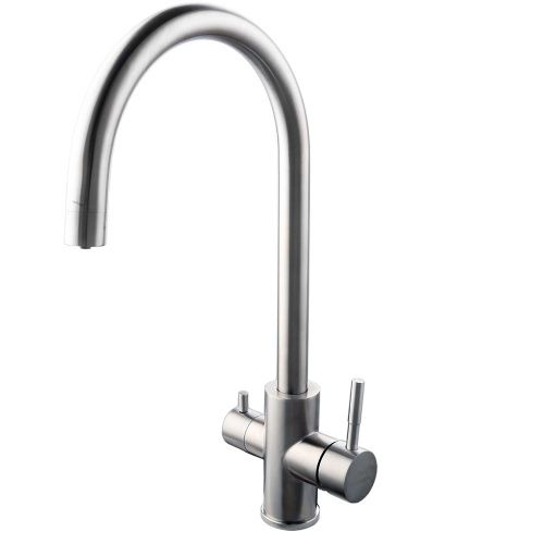 Смеситель для кухни Fashun A54309-B на мойку сатин