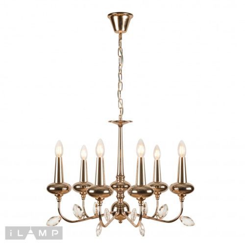 Люстра подвесная iLamp Dames (Дамес) 1020-6GD