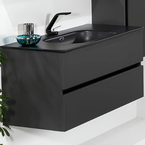Тумба под раковину Armadi Art Vallessi 837-120-A mat 120х46х53 подвесная цвет антрацит