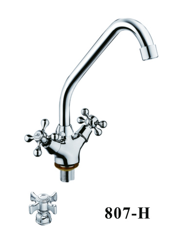 Смеситель для кухни D-Lin D153807-H на мойку хром