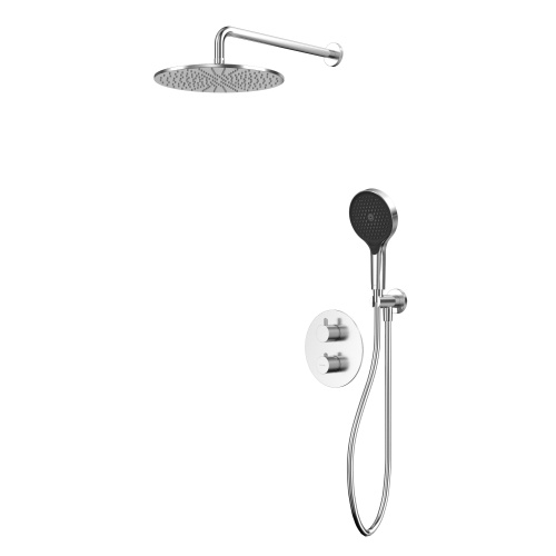 Душевая система Whitecross Y brushed nickel YSET08TOPNIB встраиваемая