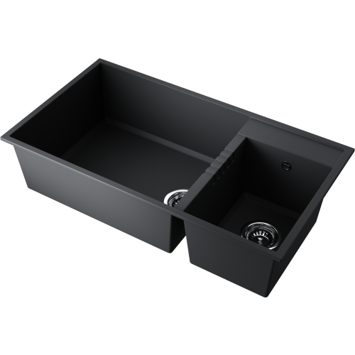 Кухонная мойка Omoikiri Tedori 85-2-U 4993940 85х46,5 цвет черный