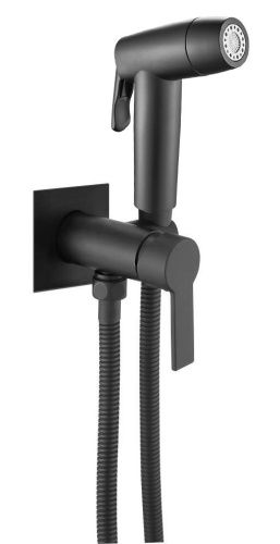 Гигиенический душ со смесителем Esko SB 83H Black черный матовый