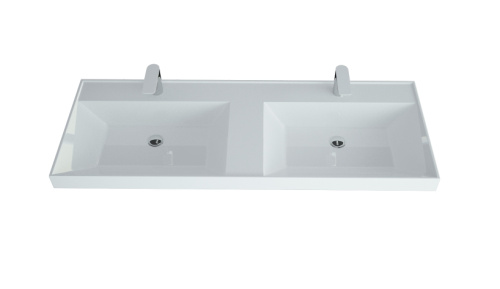 Раковина Uperwood Classic 120 см 2911020336 полувстраиваемая цвет белый