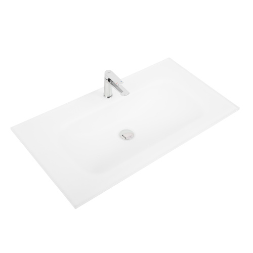 Раковина BelBagno  91 см BB910/465-LV-VTR-BO накладная цвет белый матовый