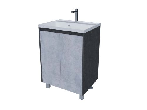 Тумба под раковину Stella Polar Кибела SP-00001046 70х45х87 цвет серый