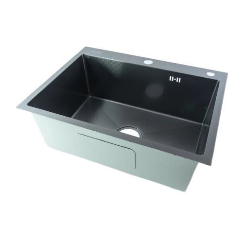 Кухонная мойка Fmark FSC7550Q 75х50 цвет графит поверхность матовая