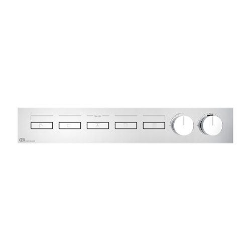 Смеситель для душа Gessi Hi-Fi 63018#031 встраиваемый в стену хром с термостатом (внешняя часть)