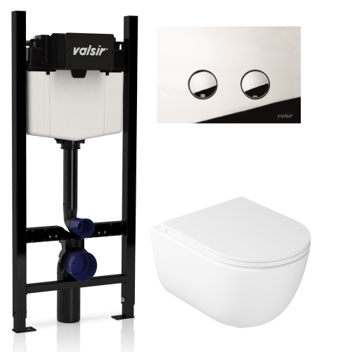 Комплект унитаз с инсталляцией Valsir KIT VSCR 7334 Std P4
