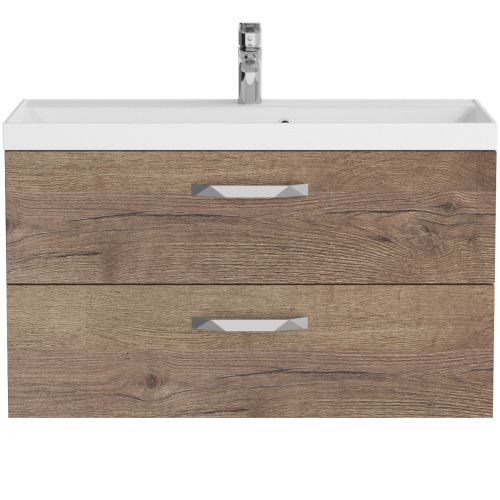 Тумба под раковину BelBagno Aurora AURORA-900-2C-SO-RT 90х45х50 подвесная цвет коричневый