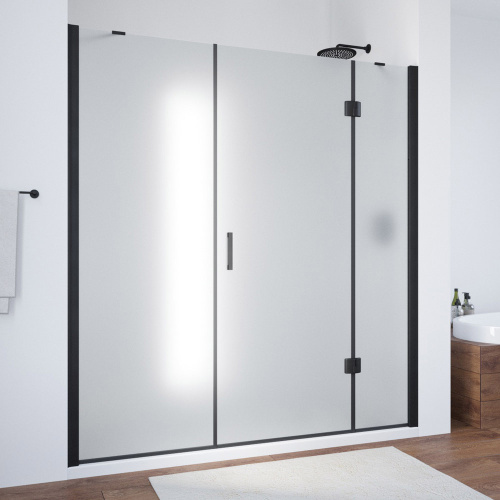 Душевая дверь Vegas-Glass AFP-F TUR+NOVO AFP-F NOVO 190 02М 10 R 190х189 стекло матовое 6 мм