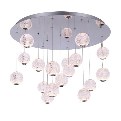 Светильник подвесной Delight Collection Elliot Diamante (Еллиот Диаманте) MD20001012-17A chrome